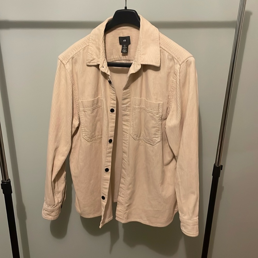 Light cream corduroy jacket